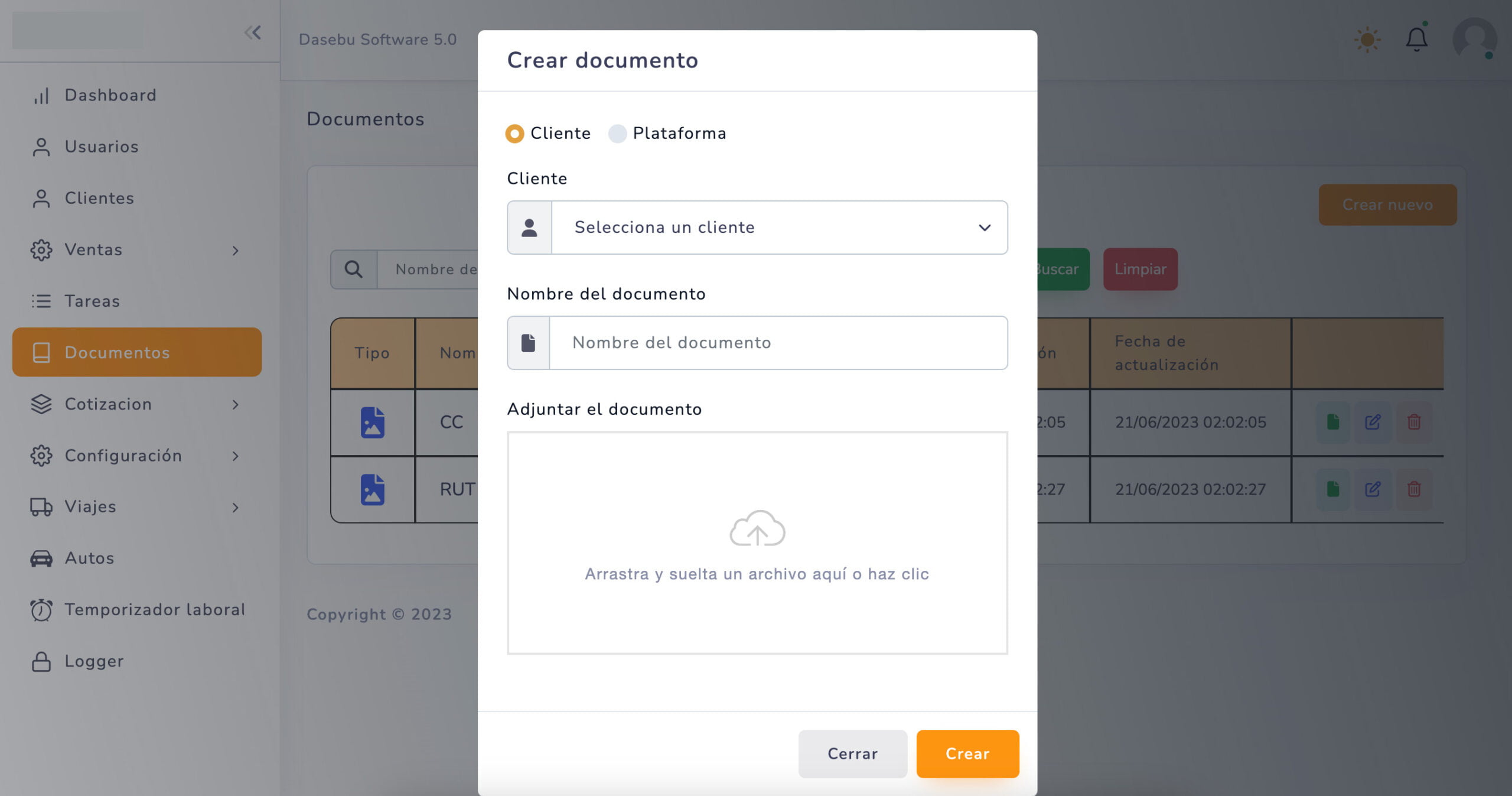 Dasebu Software 5.0 VTC