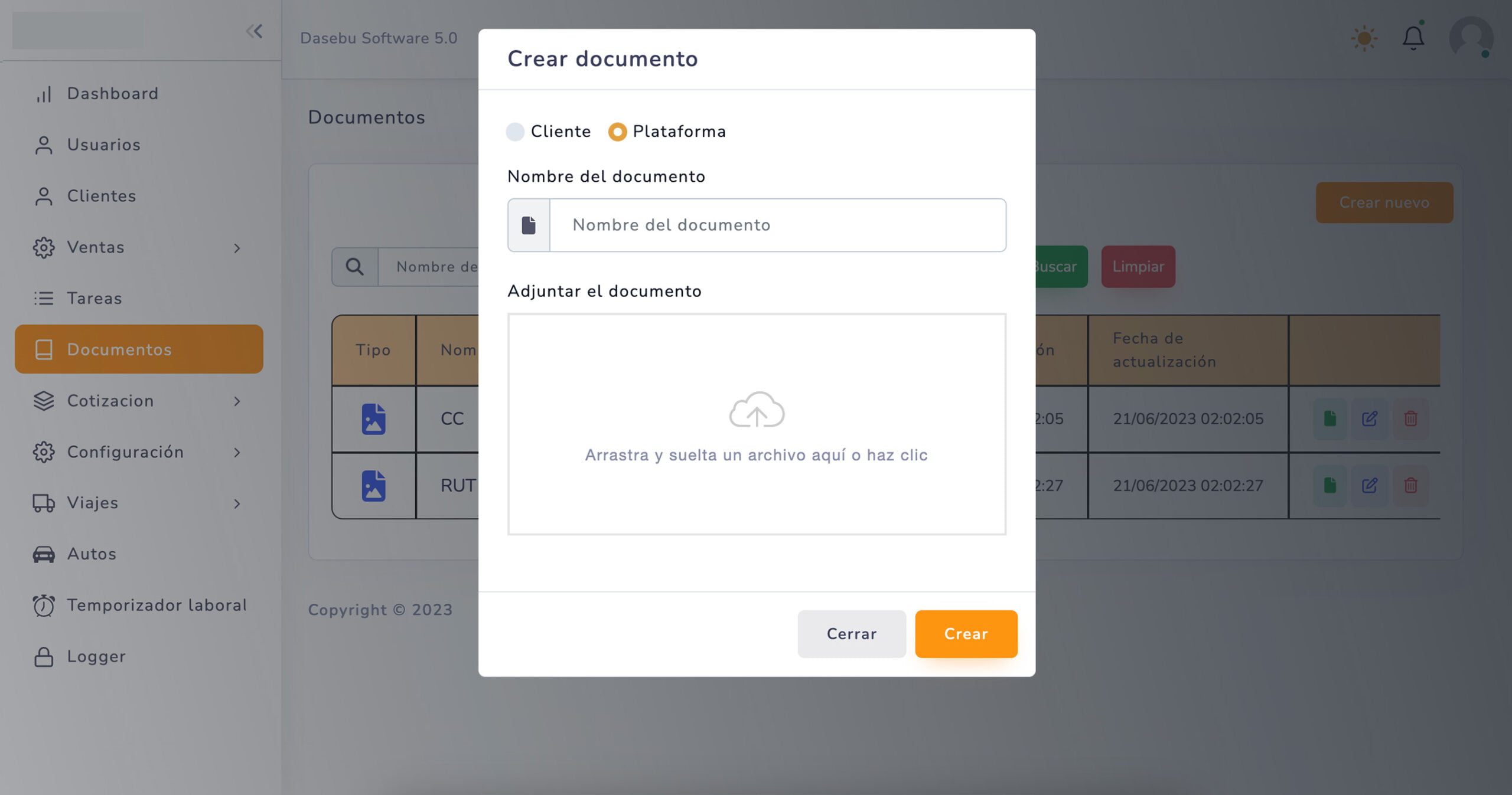 Dasebu Software 5.0 VTC