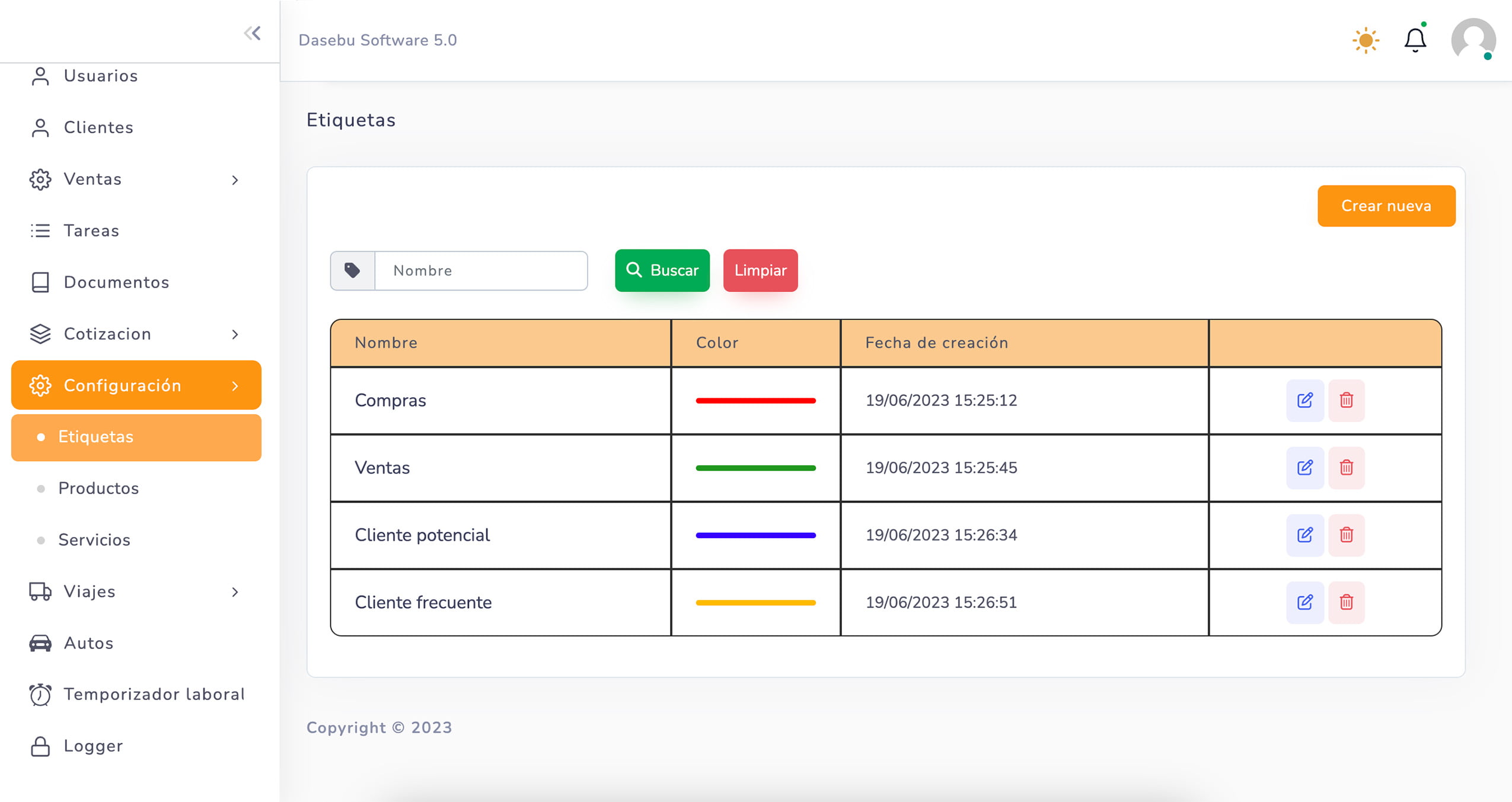 Dasebu Software 5.0 VTC