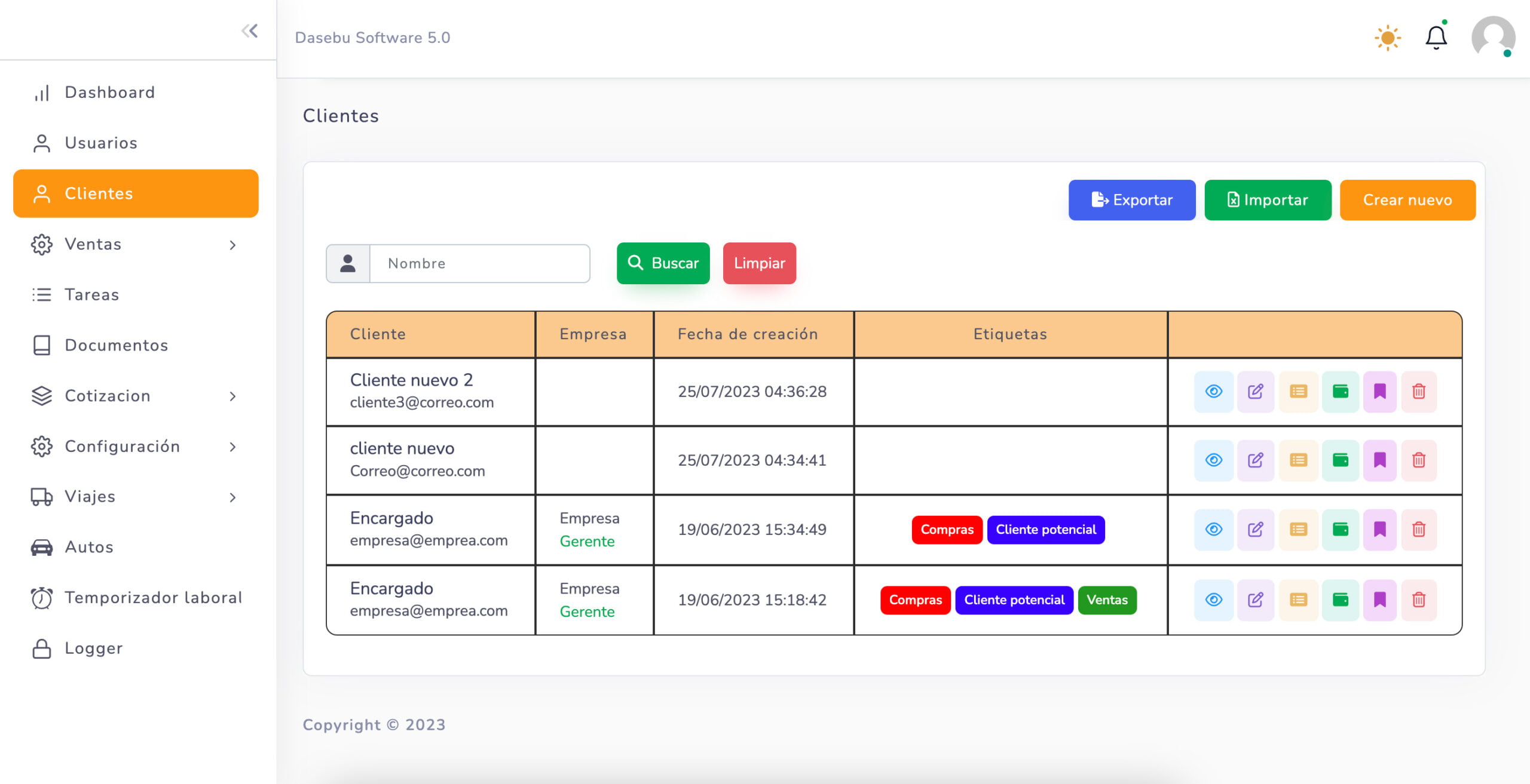 Dasebu Software 5.0 VTC