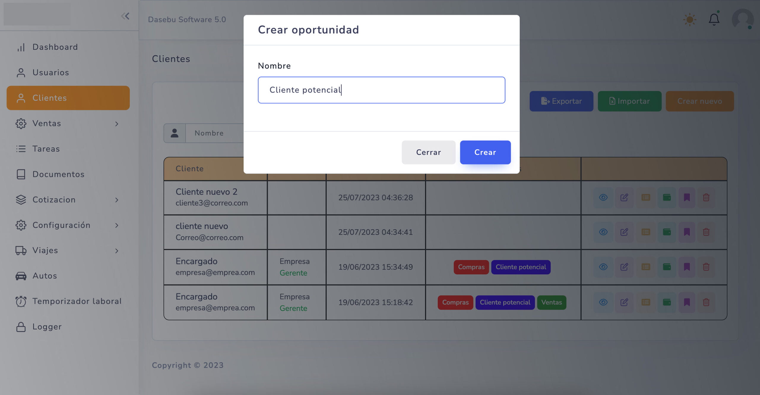 Dasebu Software 5.0 VTC